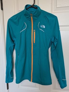 The North Face Better Than Naked Women's Running Jacket XS Full Zip Teal Outdoor